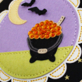 Beaded Cauldron Embroidery Hoop 3