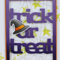 Trick Or Treat Text Block Card