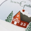 Snowy Season's Greetings Close Up