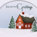Snowy Season's Greetings Card