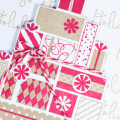 Supplies

Stamps: Gifts of the Season, Keep It Simple: Happy Holidays
Ink: Classic Kraft, Pure Poppy
Paper: White, Classic Kraft
Dies: Gifts of the Season
Other: Pure Poppy baker's twine