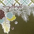 STAMPS: Holiday Greens, Holiday Greens Borders, Holiday Swoosh
INK: Dark Chocolate, Olive Twist, Simply Chartreuse, Ocean Tides
PAPER: Olive Twist, white, Holiday Plaid patterned paper
DIES:...