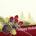 Happy Holidays Geenery Card