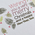 Wishing You a Merry Christmas Card - detail