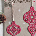Merry Christmas Ornaments Card