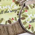 Jingle All the Way Card & Tag - detail