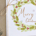 Merry Christmas Wreath Card