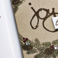 Joy to the World Card - detail