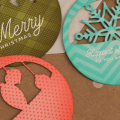 Patterned Christmas Cuts Tags