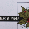 Holly Just A Note Card