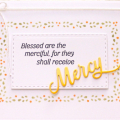Blessed Are The Merciful Card