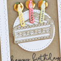 Happy Birthday Cake Card