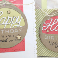 Happy Birthday Special Day Card + Happy Birthday Wish Big Tag & Gift Bag