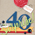 Surprise 40th Birthday Party Invitation
