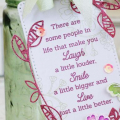 Laugh, Smile, Live Tag