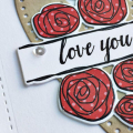 Love You Card - detail