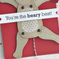 Beary Best Jumping Jack Valentine - detail