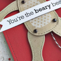 Beary Best Jumping Jack Valentine - detail