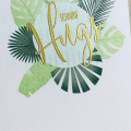 Tropical Sending Hugs Card
