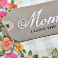 Mom, I Love You Card - detail