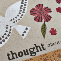 Thought About You Card - detail