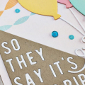 They Say it's Your Birthday Card - detail