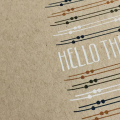 Hello There Card - detail