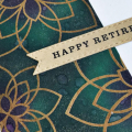 Happy Retirement Card - detail