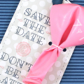 Save The Date Balloon Tag Flat