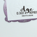 Feminine Just A Number Card