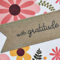 With Gratitude Card - detail