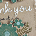 Sweet Thank You Card - detail