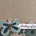 Thinking of You Butterfly Card