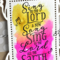 Sing to the Lord