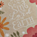 Sing to the Lord Card - detail