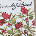 Wonderful Friend Card - detail