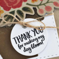 Thank You Bloom Card - detail