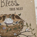 Bless This Nest Card - detail