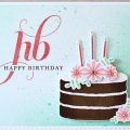 Happy Birthday Cake Card