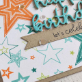 Let's Celebrate Your Birthday Card - detail