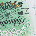 New Beginning Card - detail