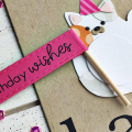 Hana's Birthday Tag - detail