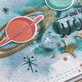 Out of This World Card - detail
