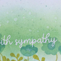 With Sympathy Card - detail