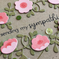 Sending My Sympathies Card - detail