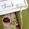 Ivy & Bloom Thank You Card Close Up