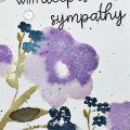 With Deepest Sympathy Card - detail