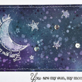 Love You to the Moon Card