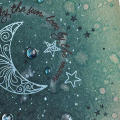 Love by the Moon Card - detail