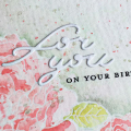 For You on Your Birthday Card - detail
